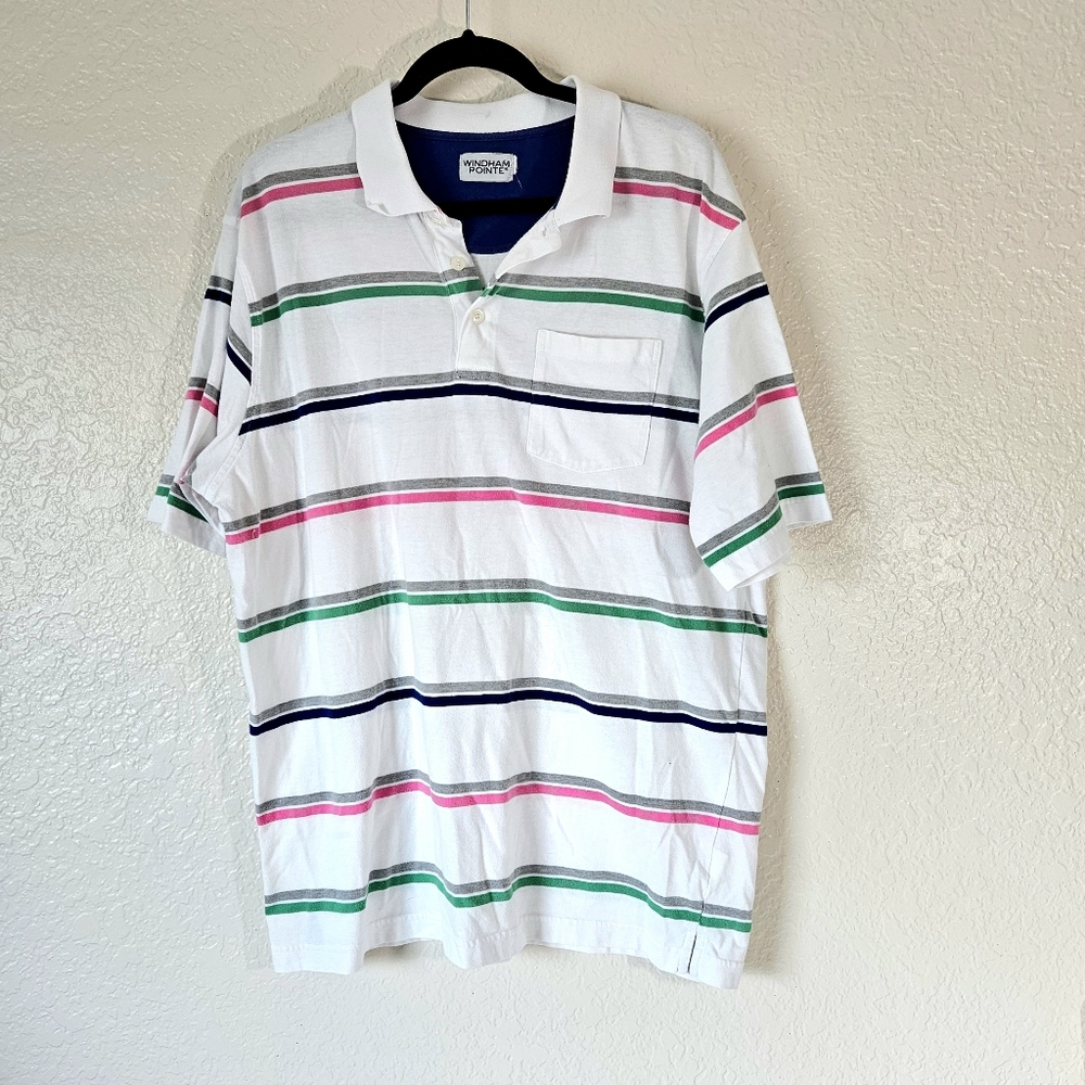 Windham Pointe Rugby Striped Polo - Picture 9 of 9